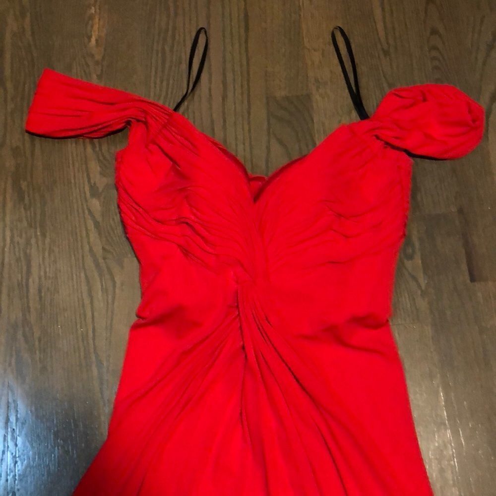 🎈SALE 🎈NWOT DAVID MEISTER Off the shoulder evening gown - Picture 9 of 9